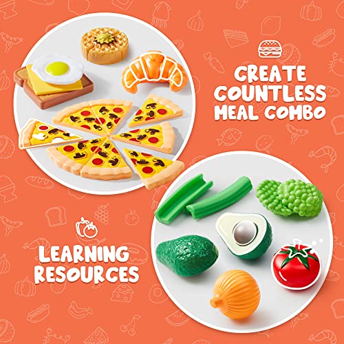 135 Pieces Play Food Set Q2320