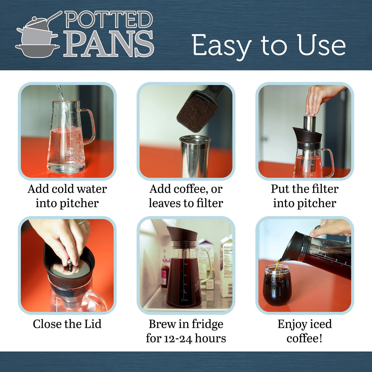 Glass Cold Brew Coffee Maker T810