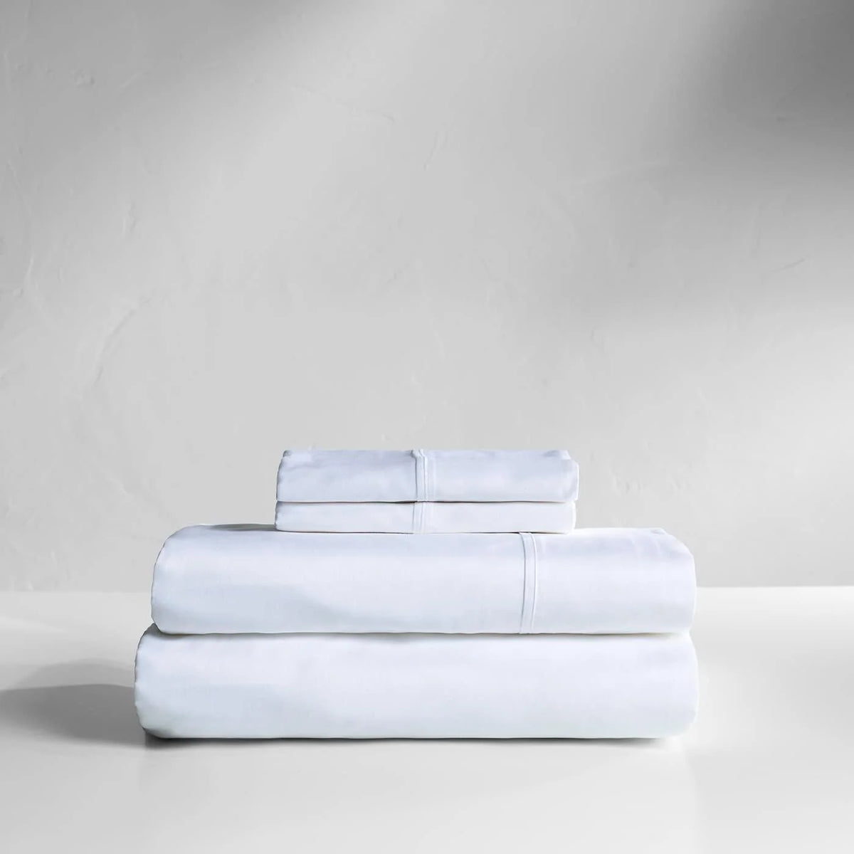 White 300 Thread Count Cotton Sateen Sheet Set V284