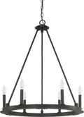 6-Light Candle Chandelier V5146