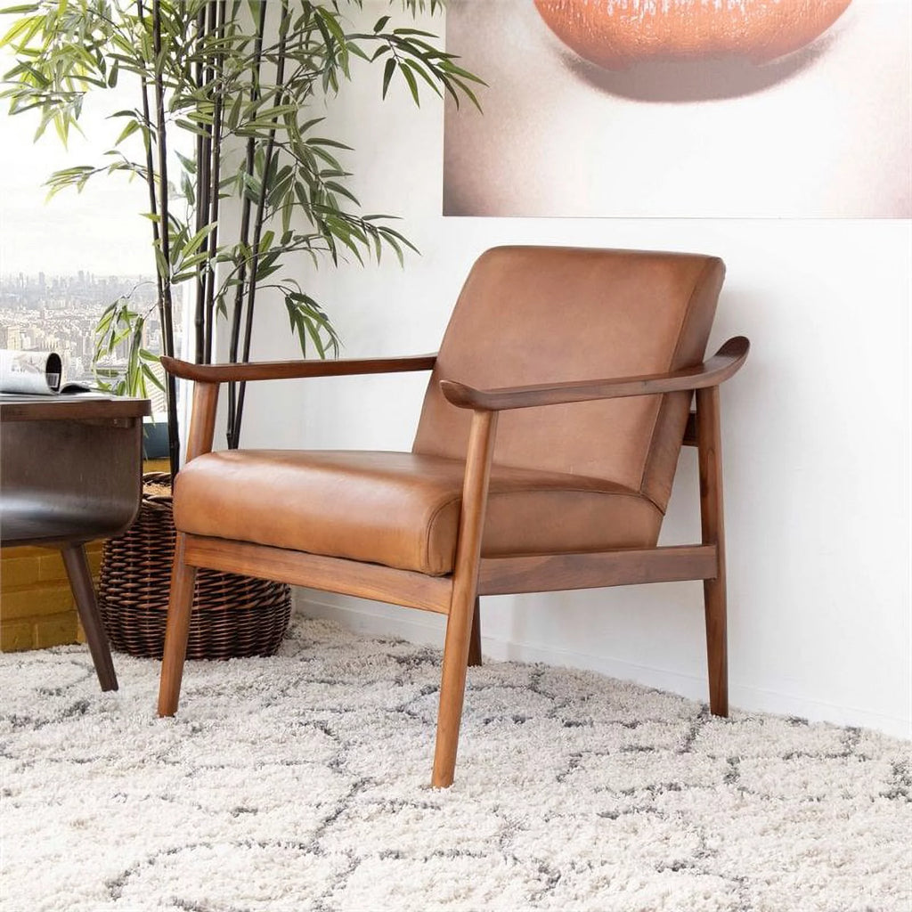 Leather Arm Chair D569