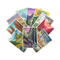 12pcs Travel Landscape Posters Wall Art Collage Kit Unframed Paper 11.2x16.5inch C77664
