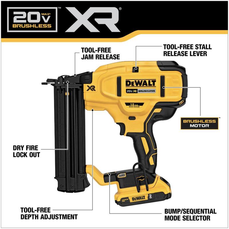 18-Gauge Cordless Brad Nailer Kit C473
