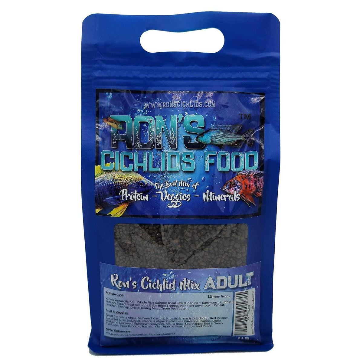 Fish Food for African Cichlids Tetras Tropical Fish W577