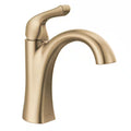 Single Hole Single-Handle Bathroom Faucet in Champagne Bronze U5744