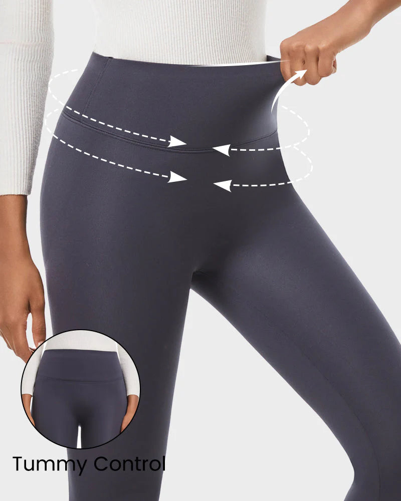 High Waist Fleece Lined Leggings T7252