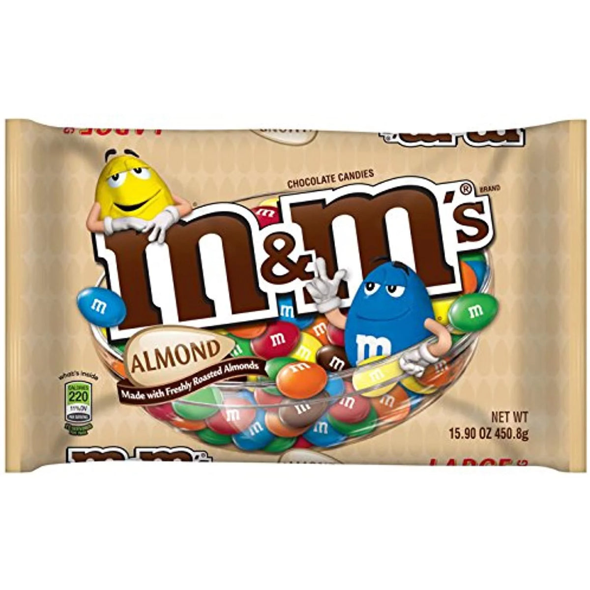 Almond Chocolate Candy 15.9-Ounce Bag Pack Of 4 O120