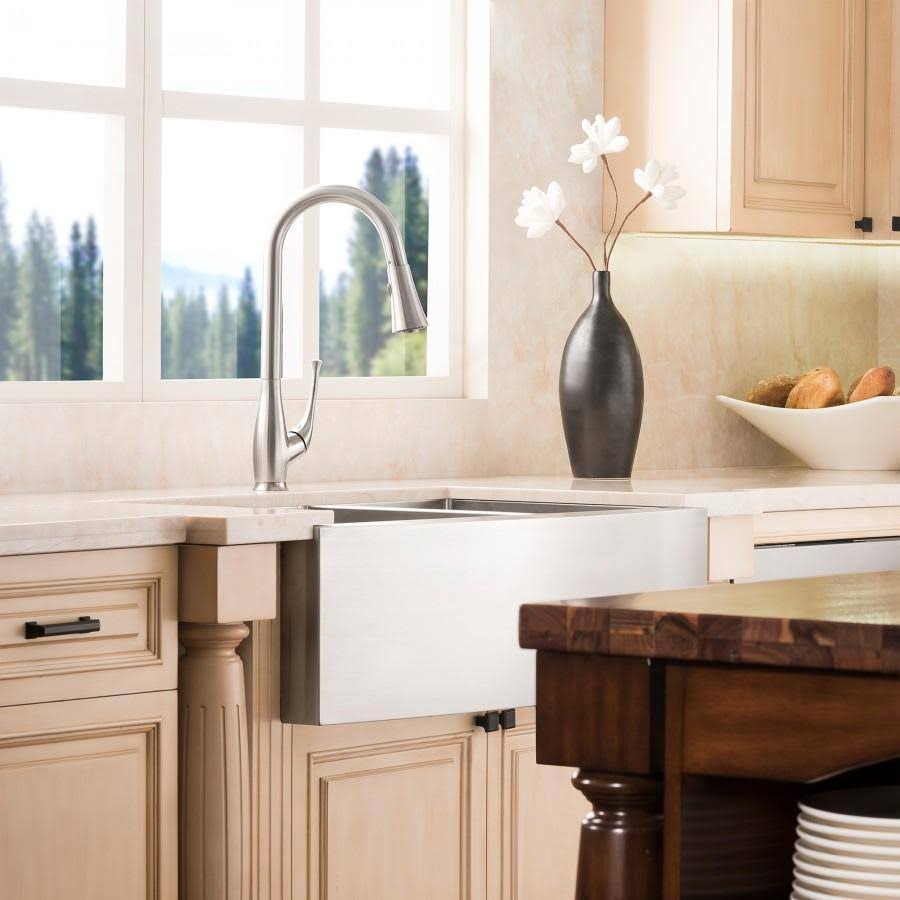 Brushed Nickel Kitchen Faucet V149