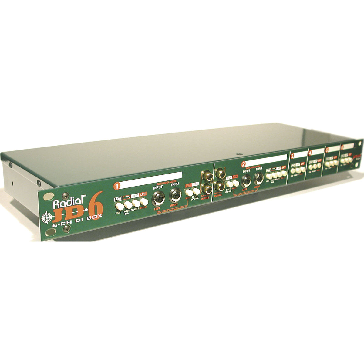 6-Channel Rackmount Passive Direct Box U53273