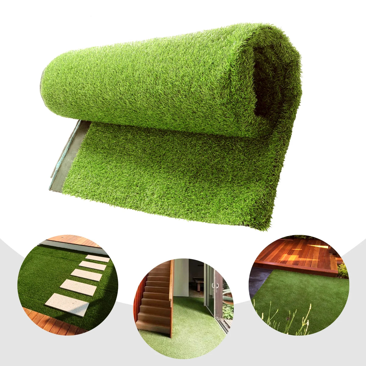 Artificial Grass Turf 5*2m Synthetic Thick Fake Faux Grass Rug Carpet Q958624