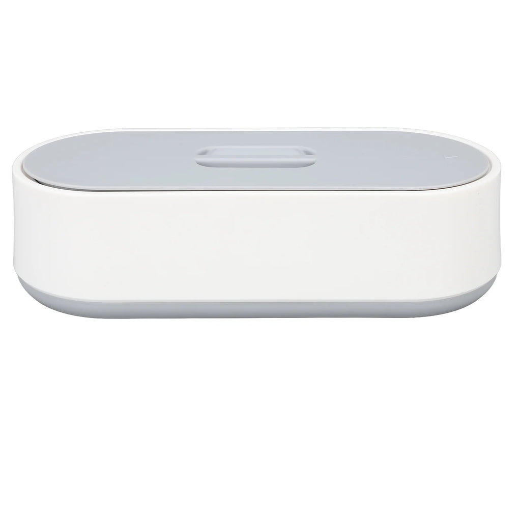 White and Grey Portable Ultrasound Cleaner D2218