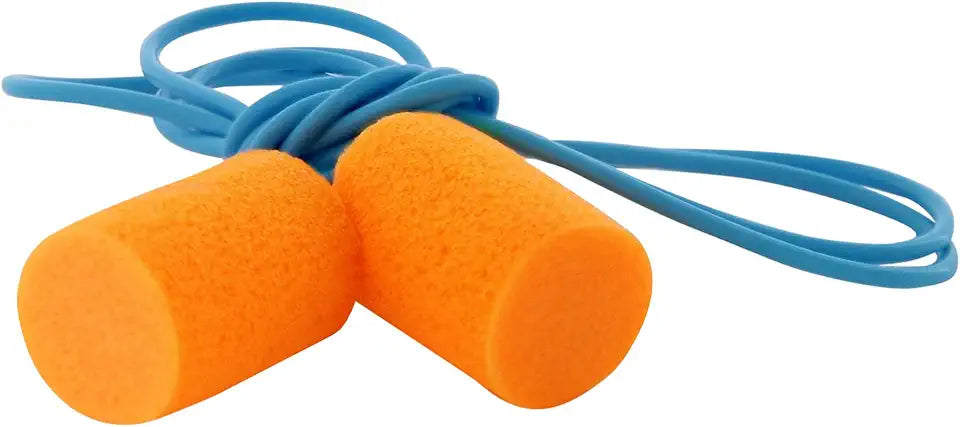 Corded Disposable Foam Earplugs 100-Pairs T136392