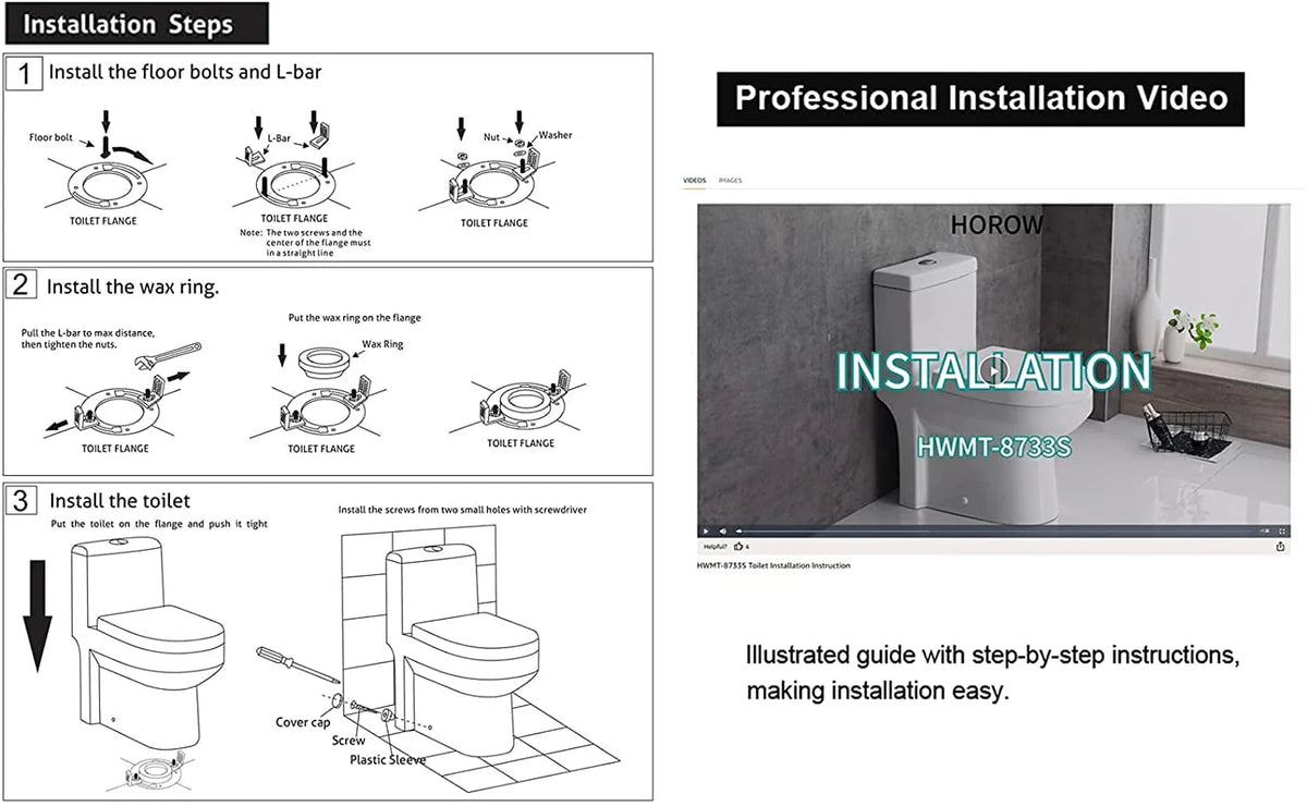 One-Piece Dual Flush Ceramic Toilet E946