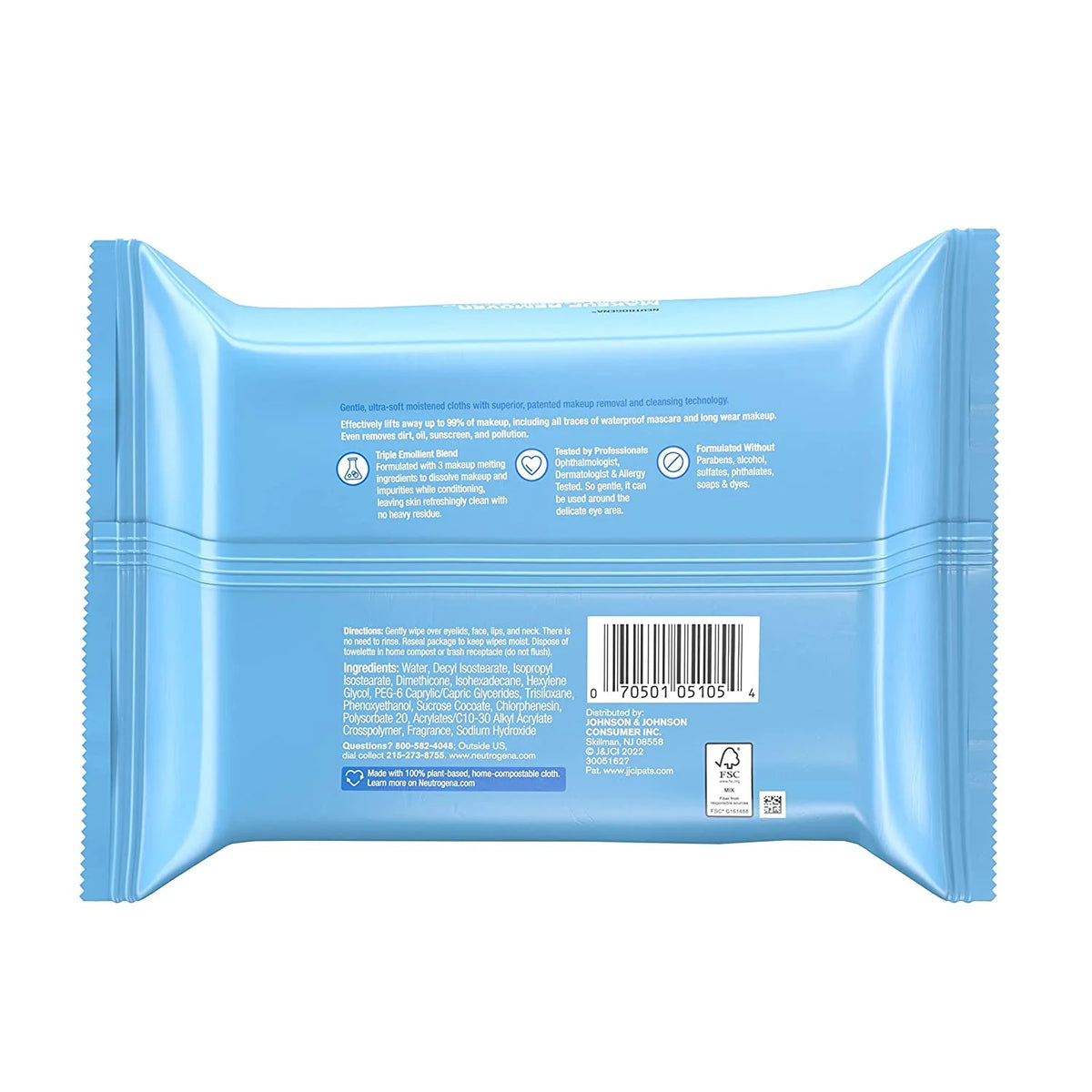 Makeup Remover Wipes 6 Pack 25 Count Each P7558