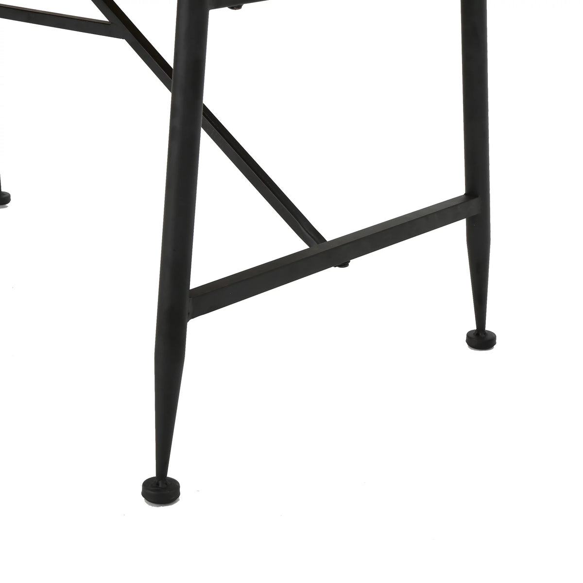 Acacia Wood Coffee Table with Iron Accents I954