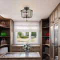 Beaded Flush Mount W9055