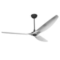 84 Ceiling Fan with Brushed Aluminum Blades and Black Finish B21352