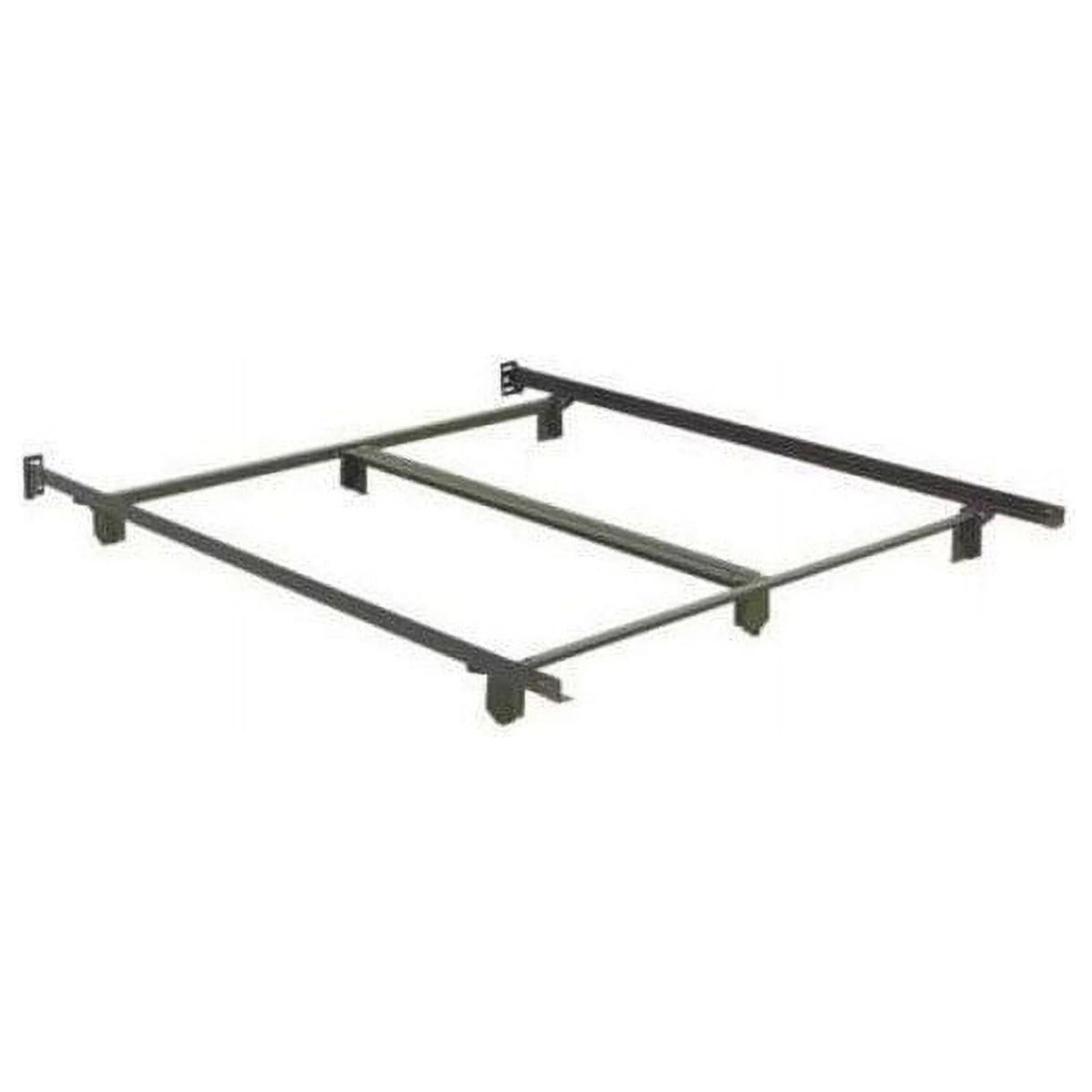 Black Metal King Headboard with Bed Frame P974766