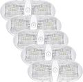 650 Lumens 12V LED Ceiling Dome Light with ON/Off Switch, Natural White 4000-4500K, Pack of 5 C9453