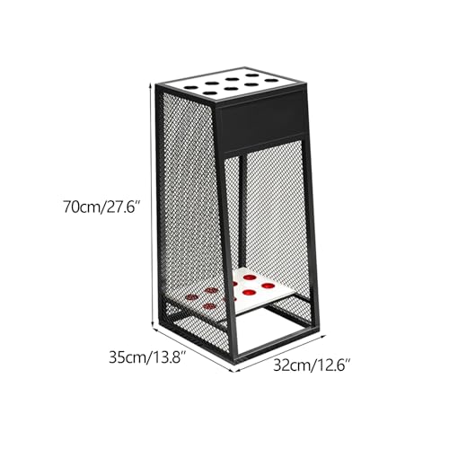 Free Standing Metal Pool Stick Holder N74018