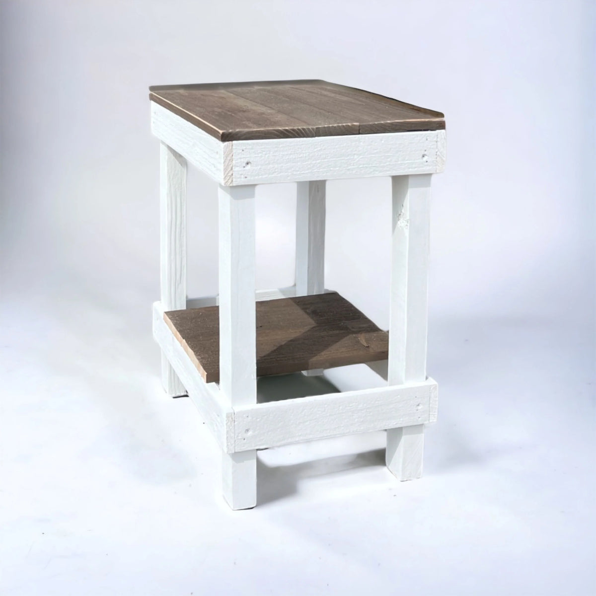 Reclaimed Wood Slim End Table K45571