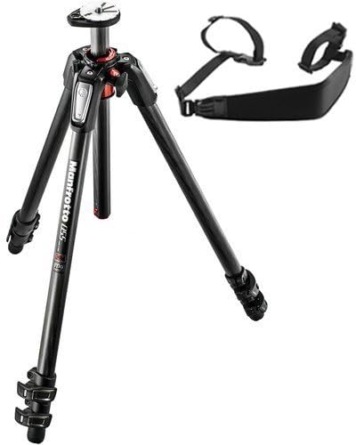 Carbon Fiber 3-Section Tripod with Horizontal Column X40507