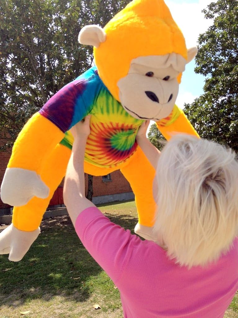Yellow Plush Monkey 40-inches Tall E790