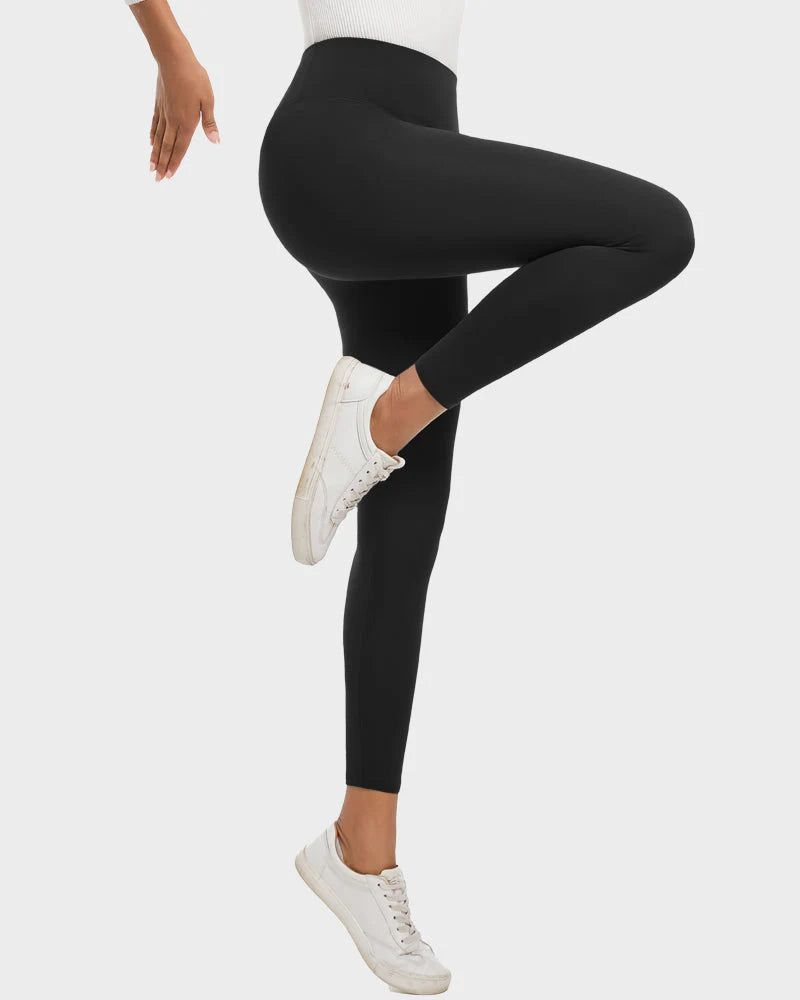 High Waist Fleece Lined Leggings T7252