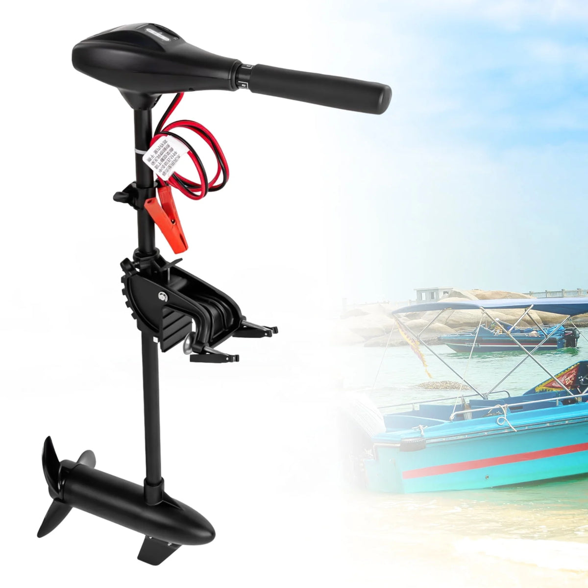 12V 58 LBS Short Shaft Electric Trolling Motor J467538