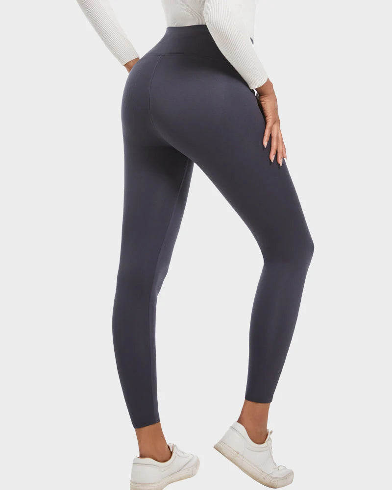 High Waist Fleece Lined Leggings T7252