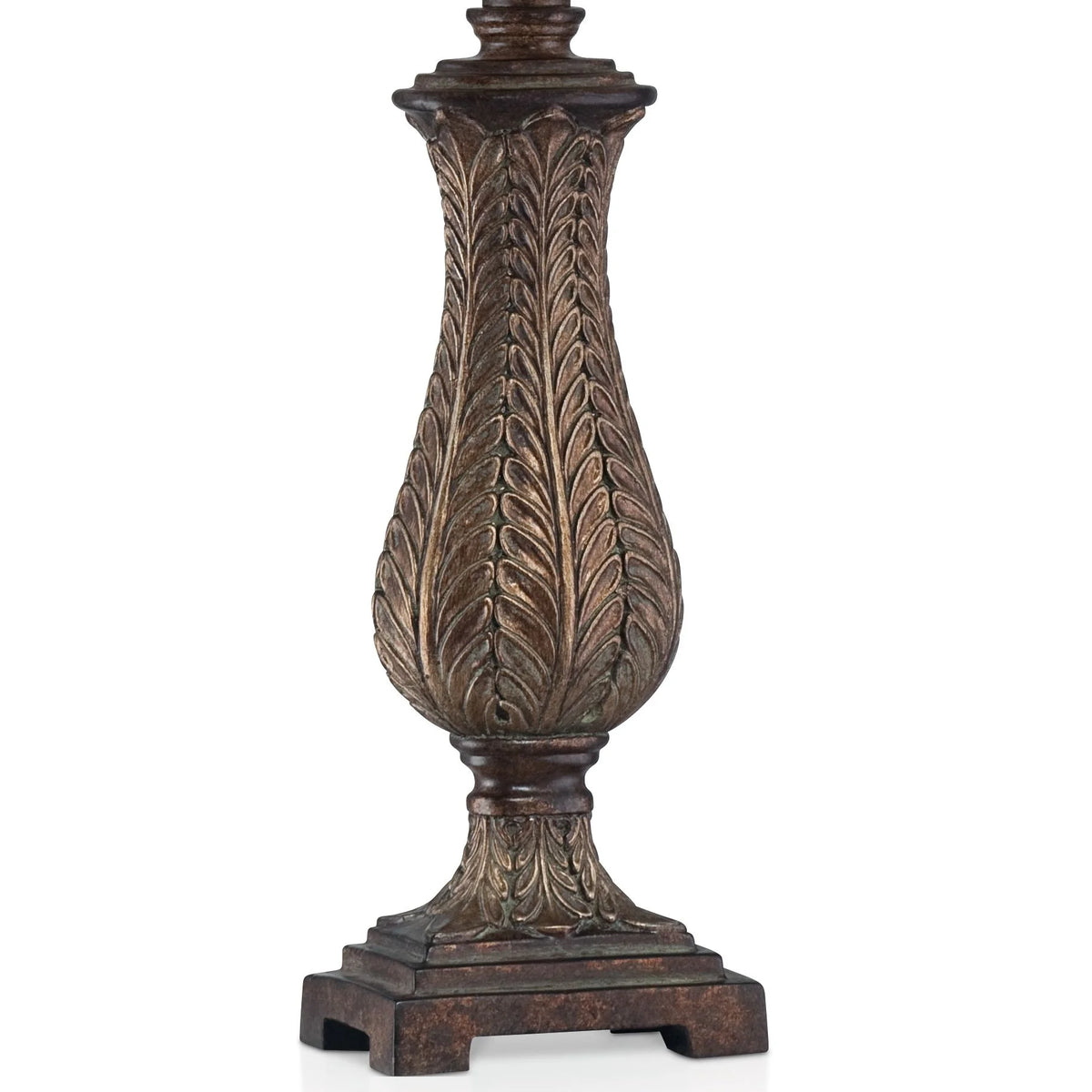 Traditional Table Lamp 25" High Beige Rectangular Shade K805145