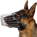 Dog Muzzle Wire Basket Metal Mask for Medium Large Dogs B586