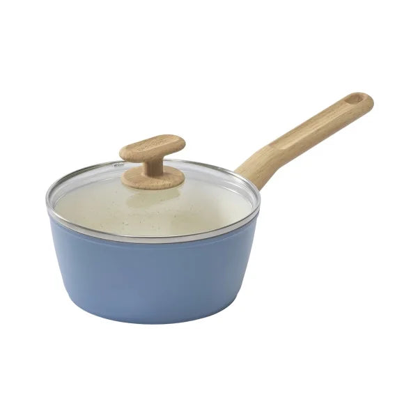 Light Blue 10-Piece Ceramic Titanium-infused Cookware Set I7188