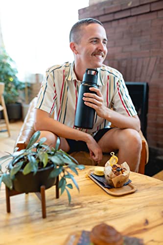 32oz Insulated Stainless Steel Water Bottle with Straw and Chug Lid E65778
