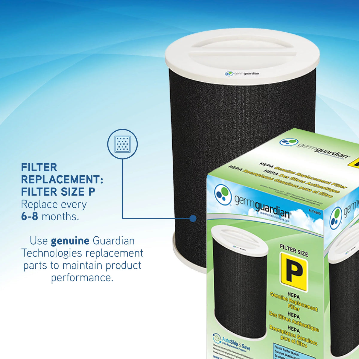 HEPA Air Purifier 298 Sq. ft. F5922