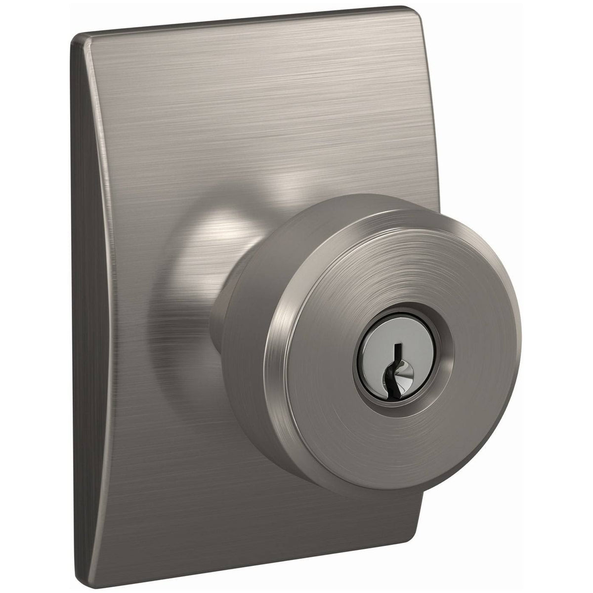 Satin Nickel Door Lever Set S384366