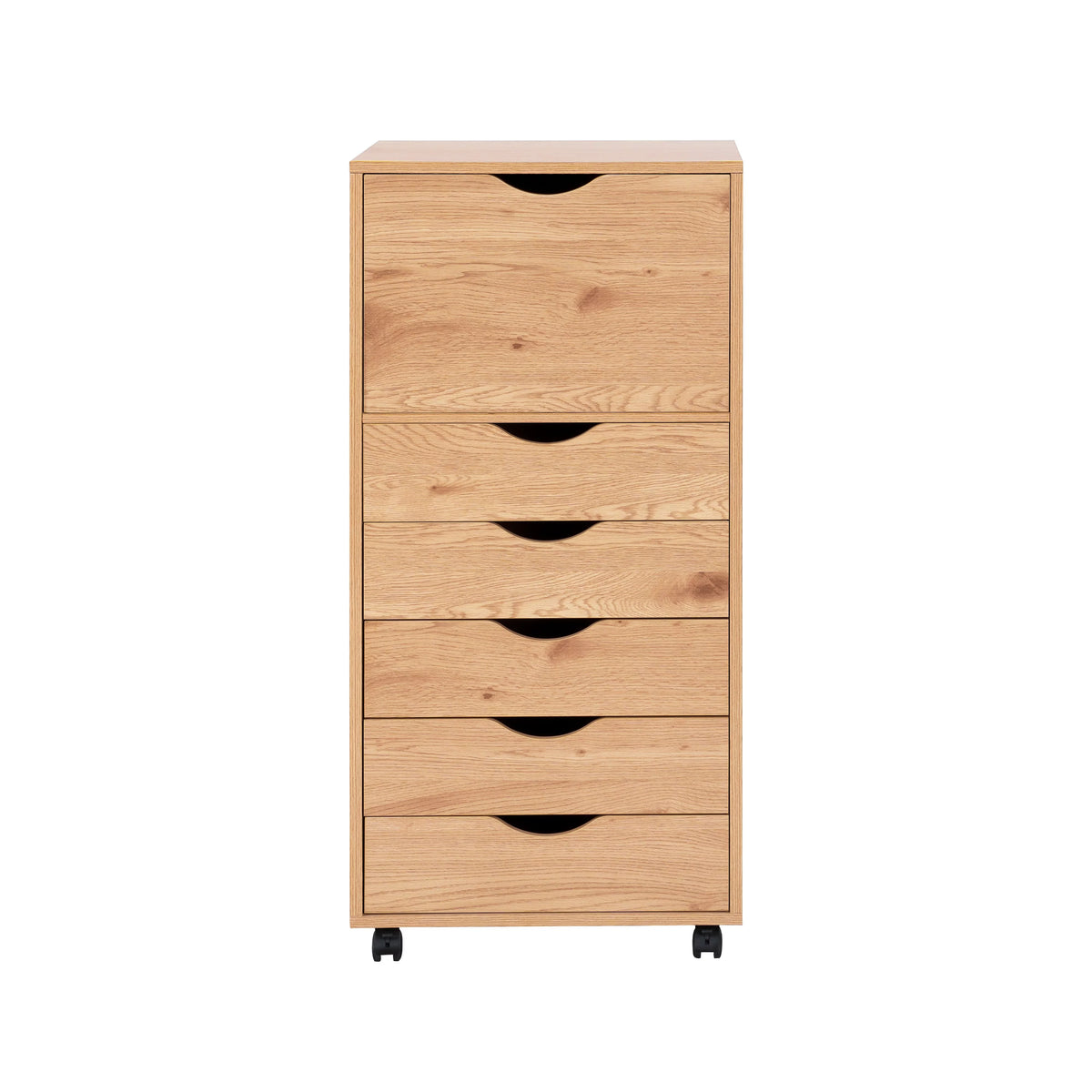 White Wooden Mobile File Cabinet Z17385