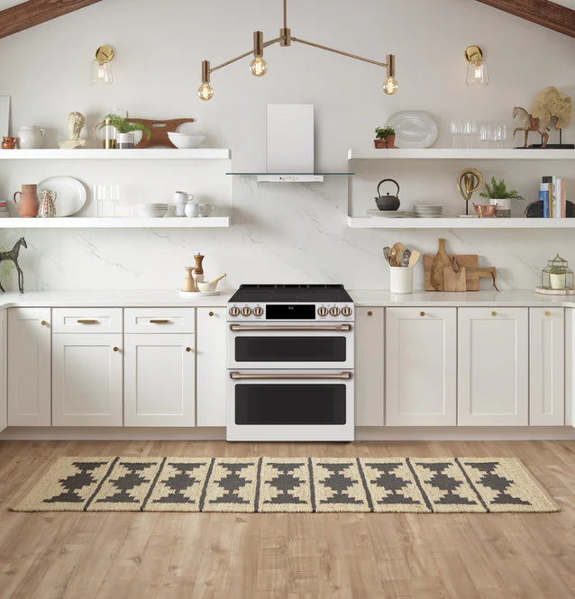 30 In. Slide-In Induction Convection Double Oven Range R9590