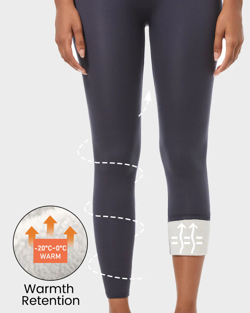 High Waist Fleece Lined Leggings T7252