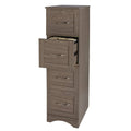 Gray 4-Drawer Letter/Legal Vertical File Cabinet P2185