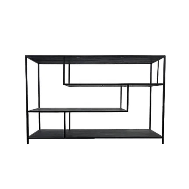 Modern Bookcase with 3 Open Wood Shelves V702131