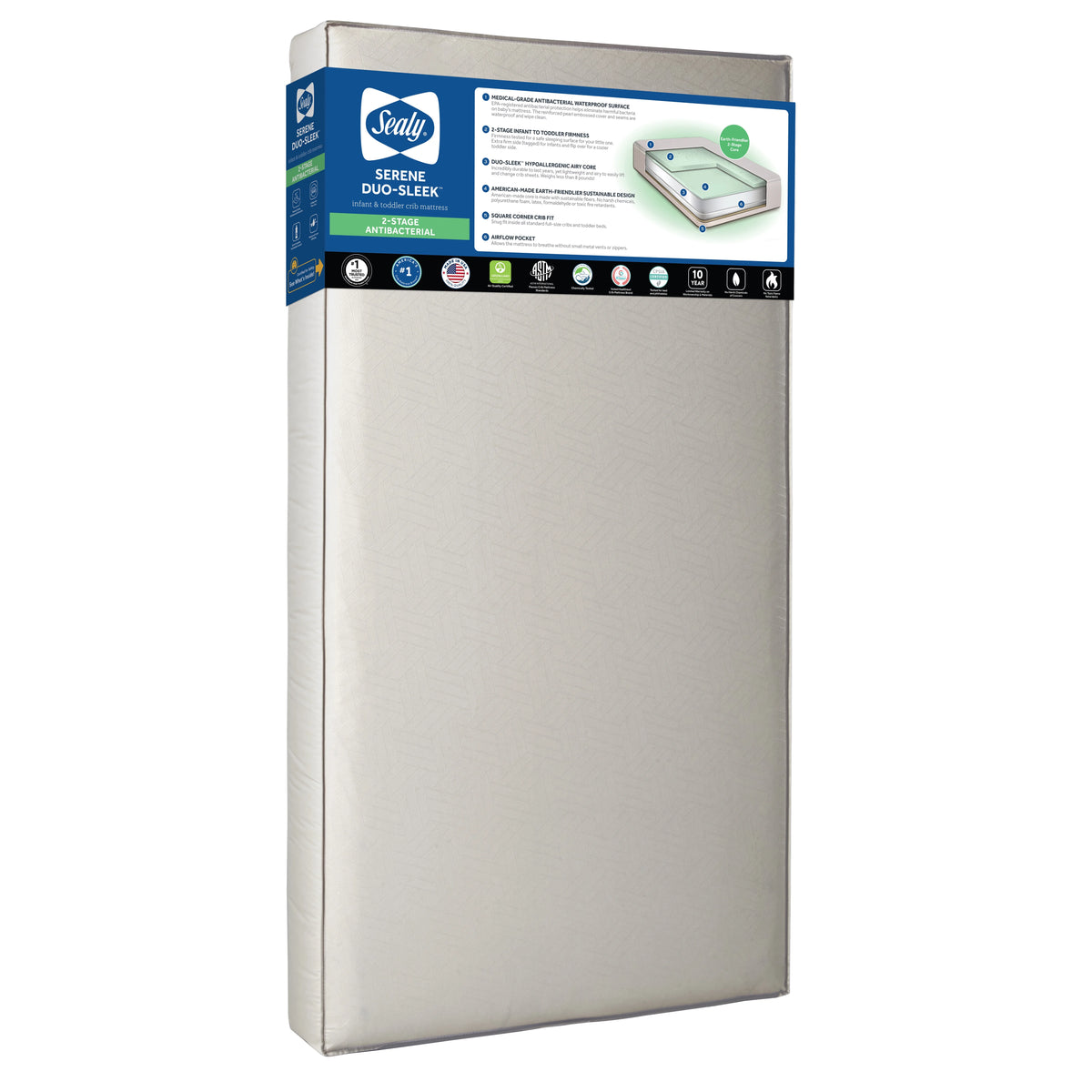 2-Stage Foam Crib Mattress O5130