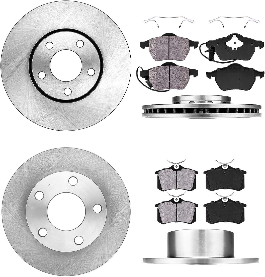 5 Lug Rotors + Brake Pads + Clips H367131