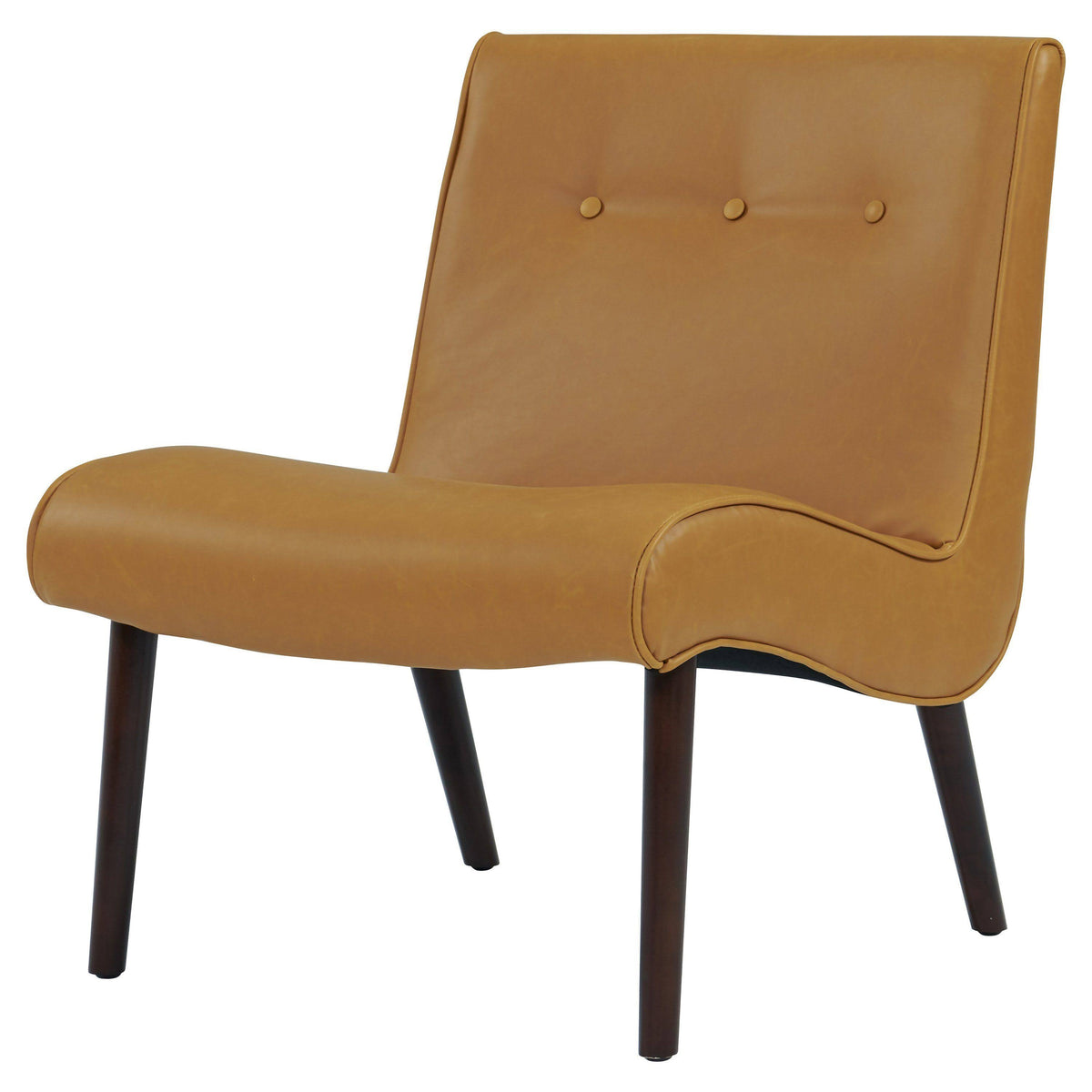 Vintage Caramel Bonded Leather Chair K230644