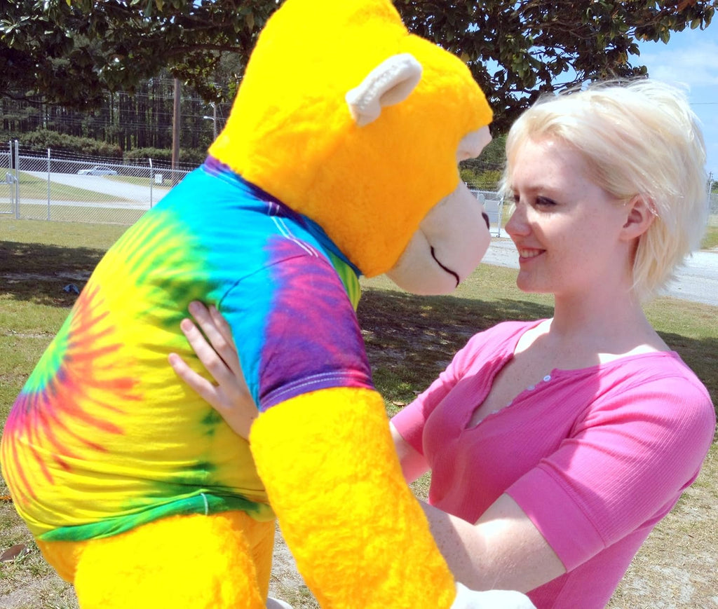 Yellow Plush Monkey 40-inches Tall E790