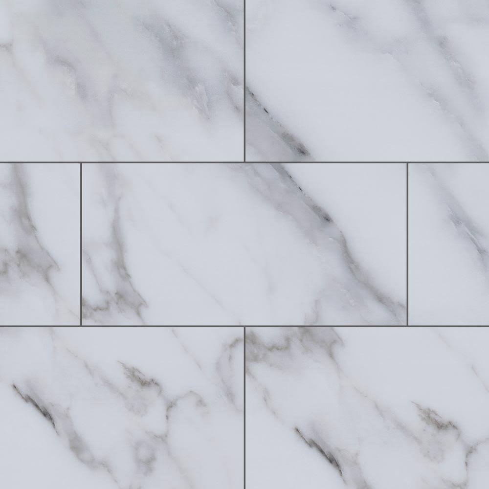 Marble Luxury Vinyl Plank Flooring Case of 12 C251