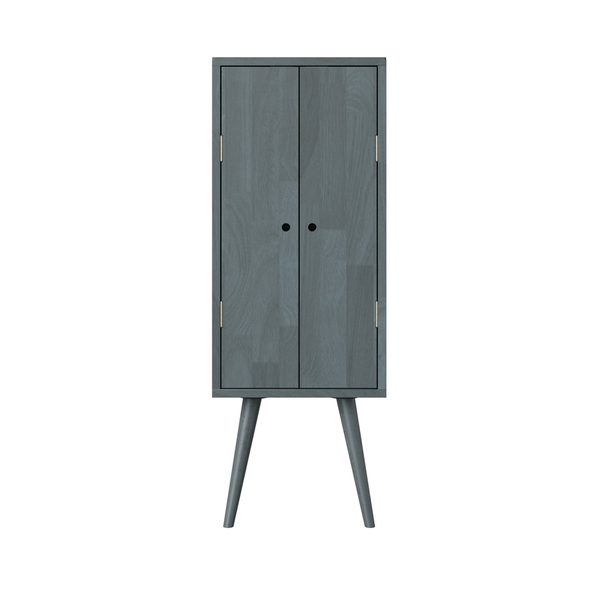 Mid Century Modern Vertical Wood Chest with Door B862598