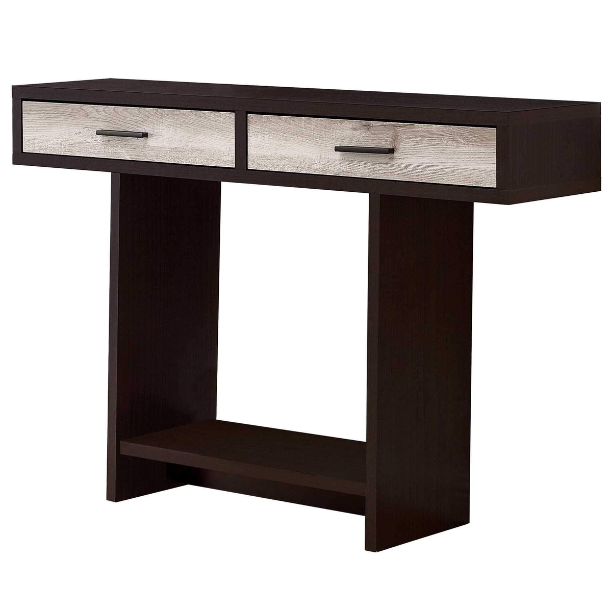 Cappuccino Taupe Reclaimed Wood Accent Table B900490