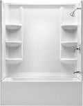 White Bathtub Wall Set V10758