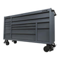 72 in. Triple-Bank Roll Cab, Slate Gray S30992